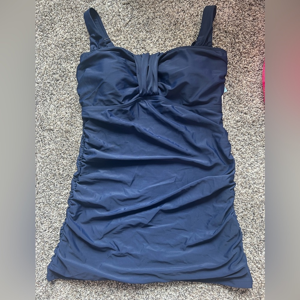 Navy Tankini Top